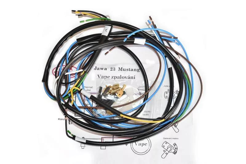 Elektroinstalace Jawa 23 Mustang pro zapalování VAPE Motosegment